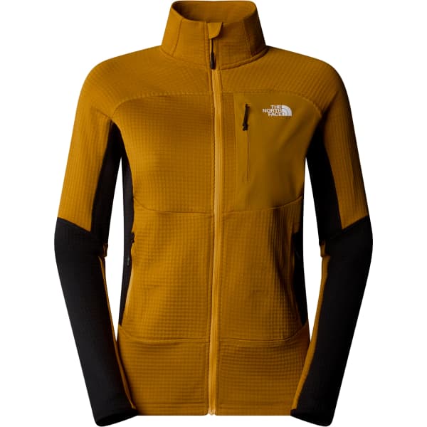 Veste polaire ski rando THE NORTH FACE W STORMGAP POWERGRID JACKET IRON CITRUS/TNF BLACK