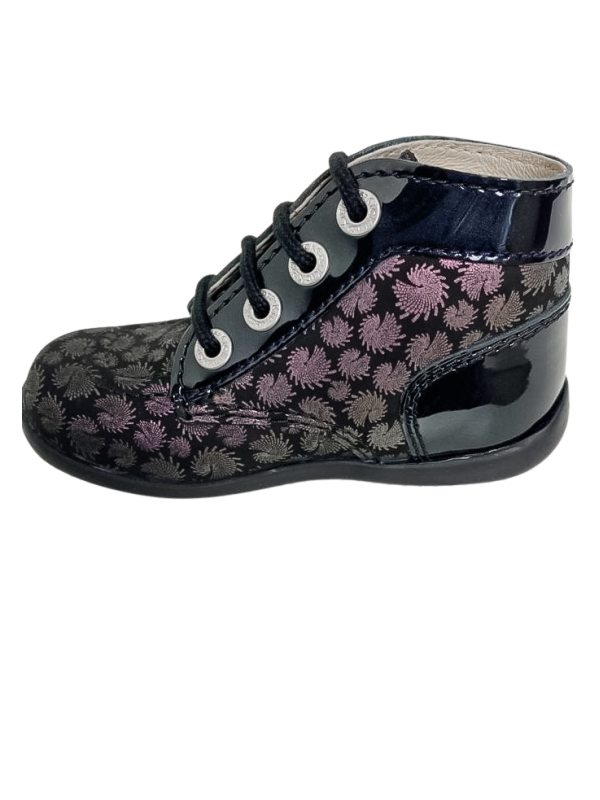Bottines Bonbon noir Firework - Kickers