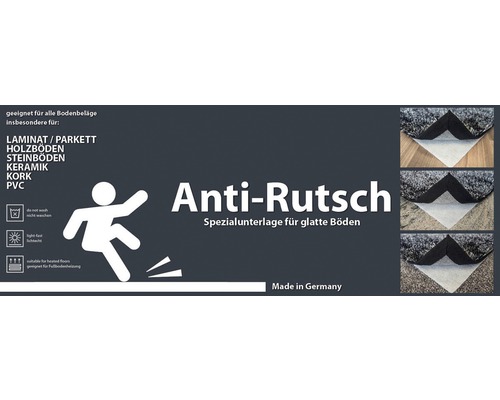 Antislipmat voor tapijt, wit, 110x160 cm