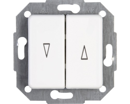Kopp 614513080 Jaloezieschakelaar Europa met dubbele wip arctic white