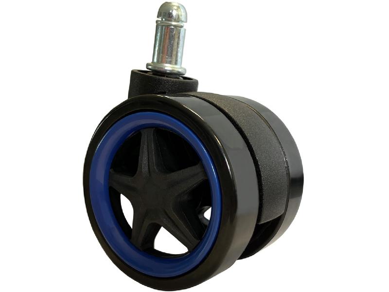 LC-Power Rollen LC-CASTERS-DRIFT 5er Set Blau Gaming-Rollenset