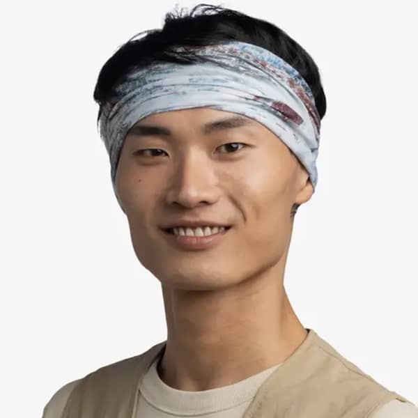 Bandeau cache cou randonnée BUFF COOLNET UV ANGLER REAL TREE ASPECT MULTI