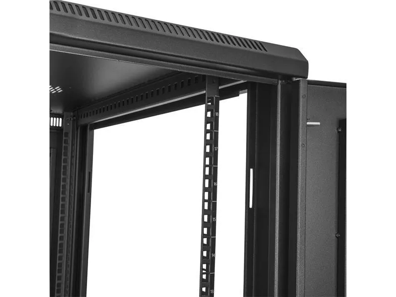 StarTech.com 18U Server Rack Cabinet, 4-Post Adjustable Depth (2