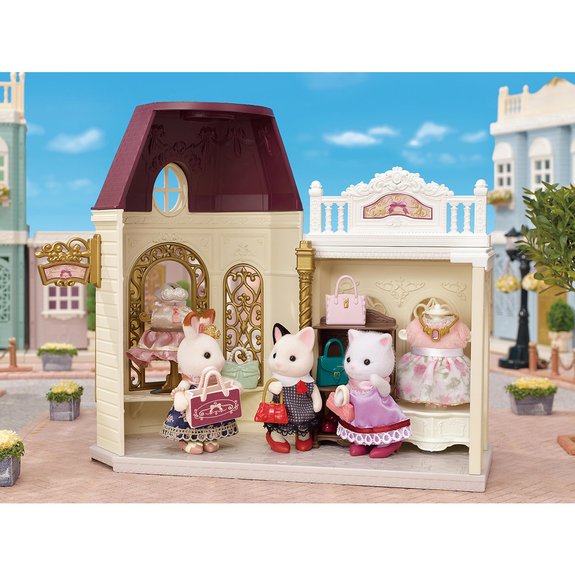 La valisette de mode et grande sœur chat bicolore - Sylvanian Families 5462