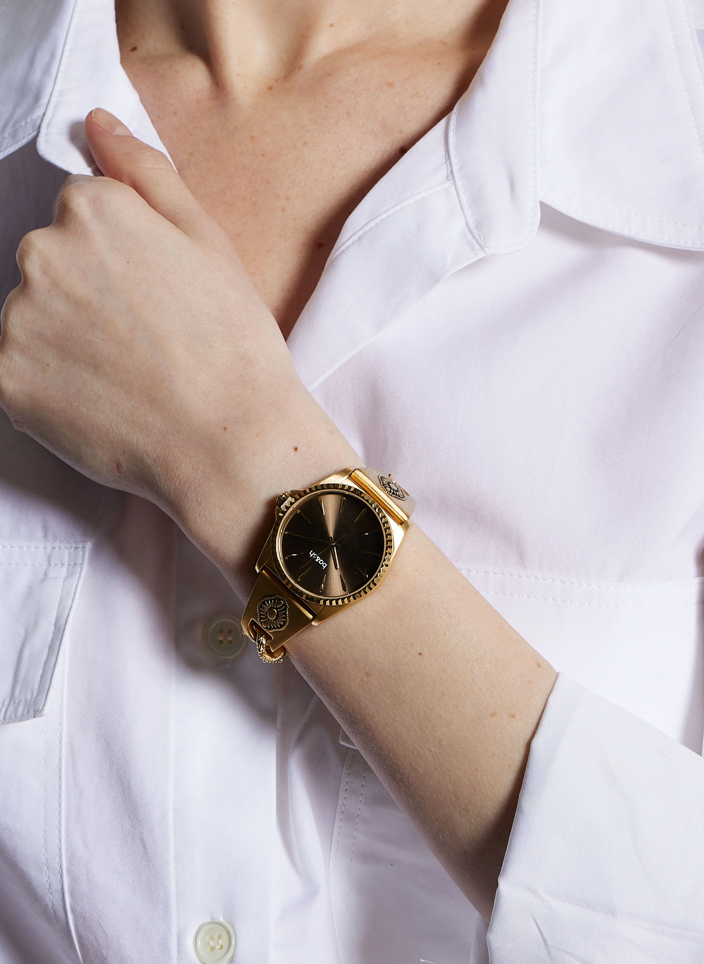 LA RESET - Montre en acier inoxydable | Marron
