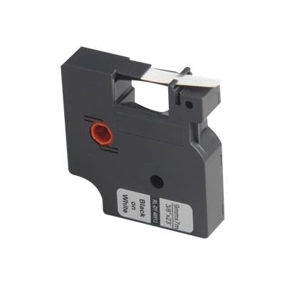UPrint - Ruban d'étiquettes auto-adhésives pour DYMO 40913 - 1 rouleau (9 mm x 7 m) - fond blanc écriture noire