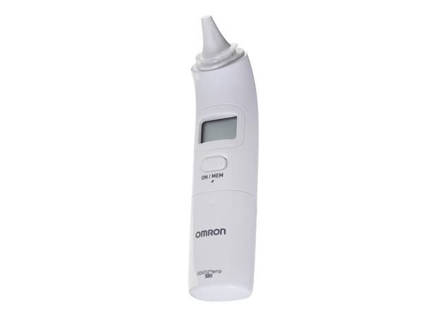 Omron Gentle Temp 520, Kontakt, Hvit, Øre, °C, °F, 1 s, 9 oppføringer