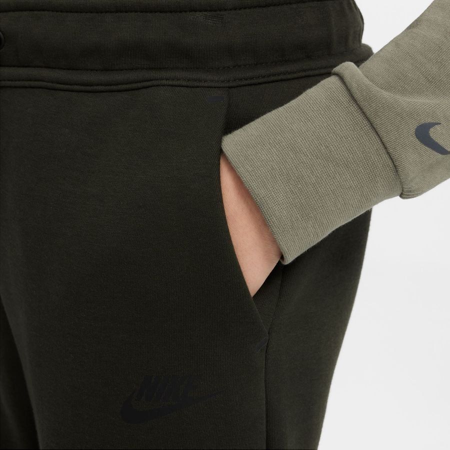 Nike Bas de Survêtement NSW Tech Fleece 24 - Vert/Noir Enfant