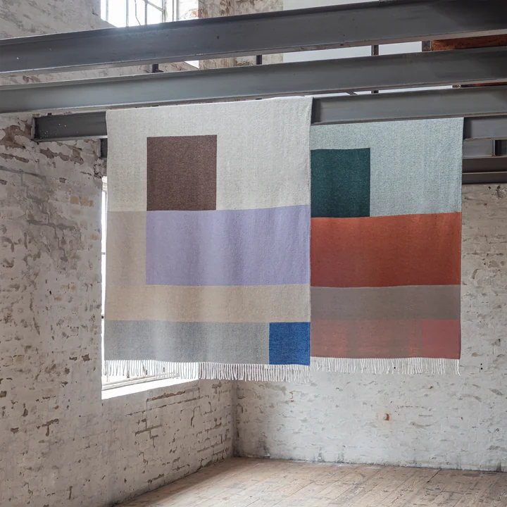 Mette Ditmer - Brick Decke 190 x 125 cm, hellgelb