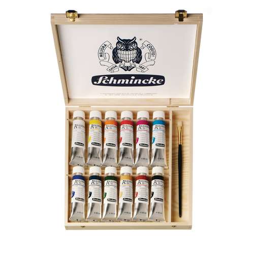SCHMINCKE AKADEMIE® Öl color Holzkasten Ölfarben-Set