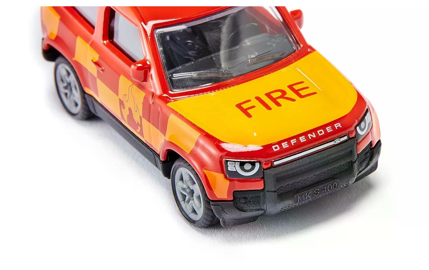 Geländewagen Land Rover Defender FeuerwehrSiku Super Feuerwehr Geländewagen Modellauto