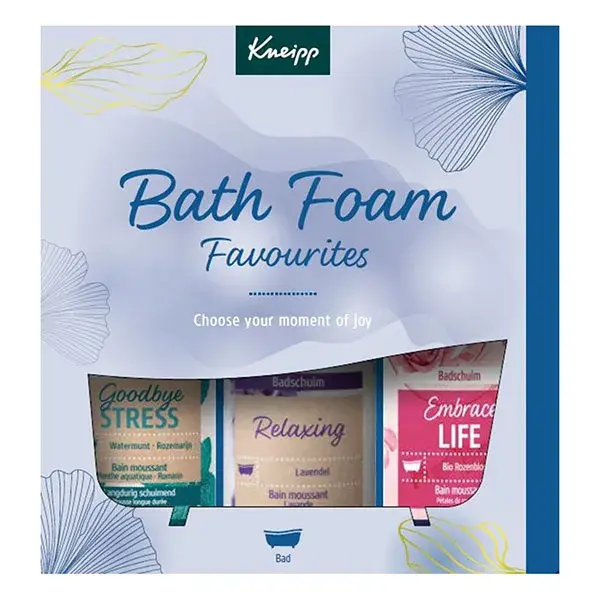 Conjunto de presente Kneipp Mini Espuma de Banho 100ml x 3