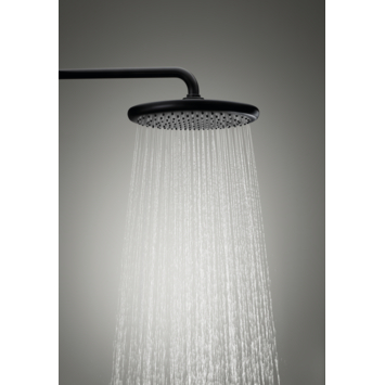 Grohe regendoucheset Quickfix Vitalio Start met handdouche 2 standen zwart  - hartafstand kraan 15 cm