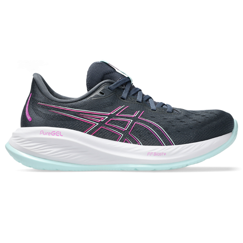 asics gel cumulus 26 loebesko dame 8 1012b599 mid grey flash coral