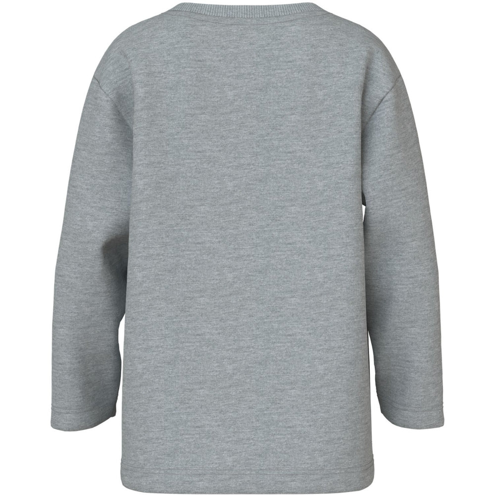 Køb Name It Grey Melange Shark Nmmvilasse Ls Nreg Top