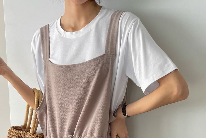 Chubby Girl - Plus Size Effen Jumpsuit