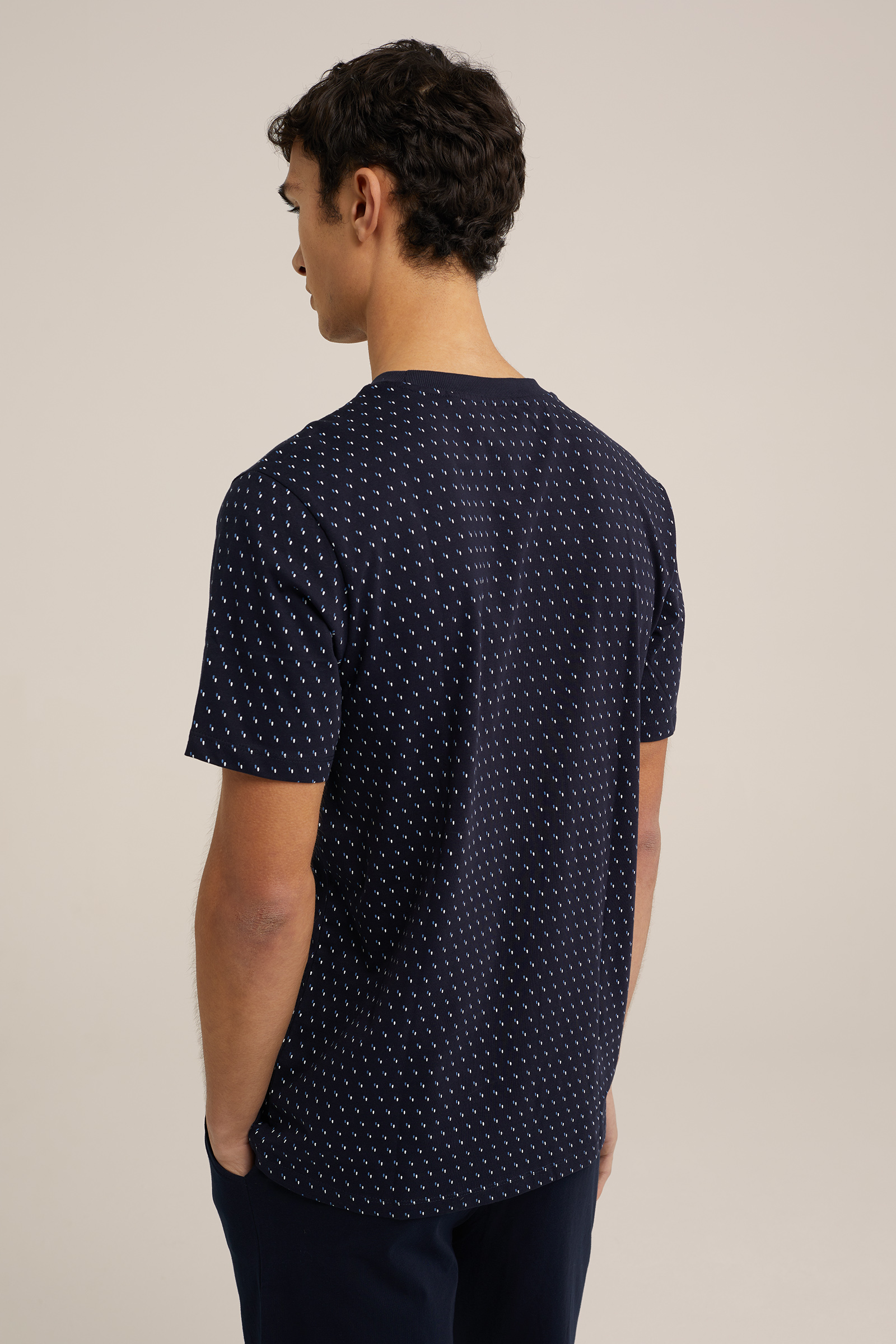 pyjamaset met dessin WE Fashion Donkerblauw