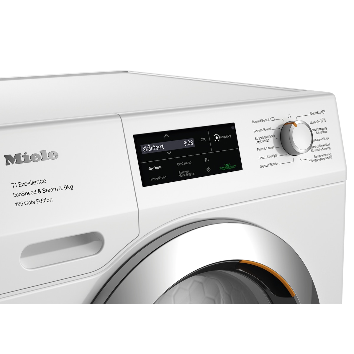 Miele Tørketrommel TEL695WP 125 Gala Edition (Lotushvit)