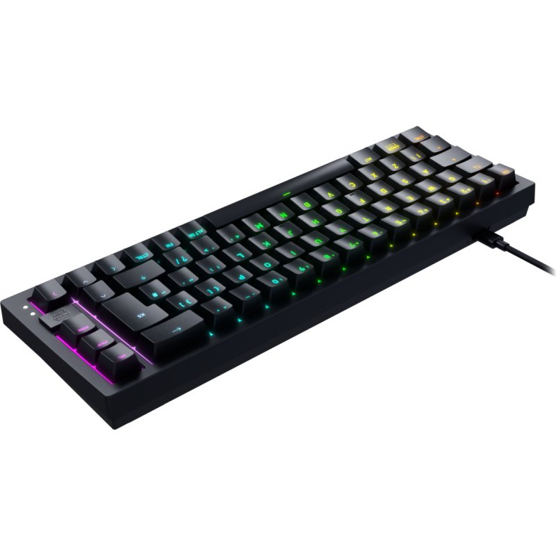 Clavier Cherry XTRFY K5V2 mecanique personnalisable - format 65% - Switches Hot Swap CHERRY MX2A Red - Noir