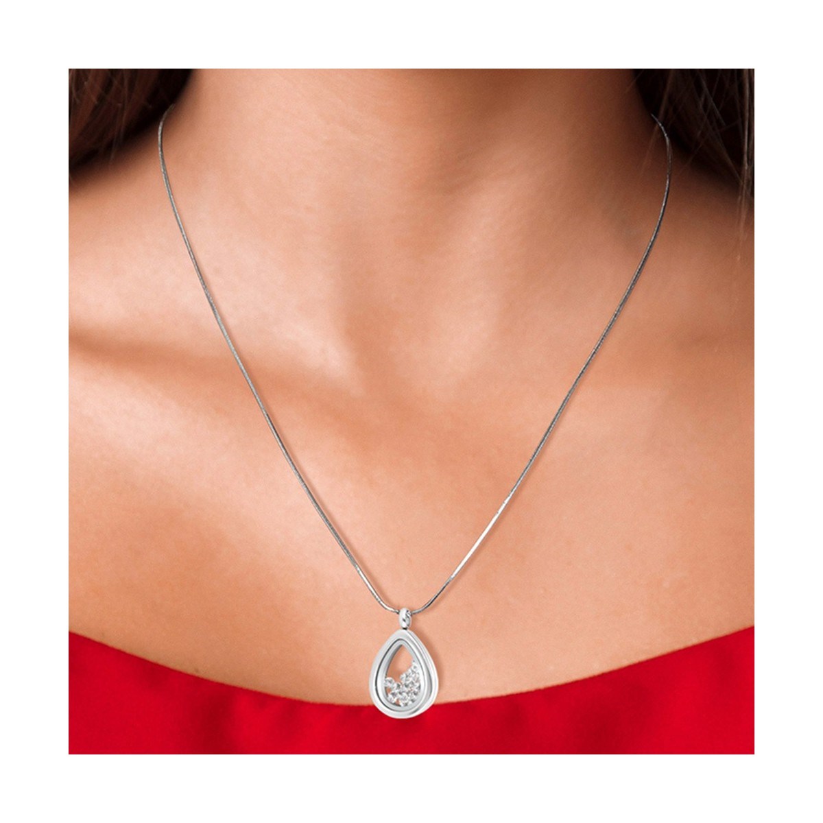 Collier SC Crystal orné de Cristaux scintillants