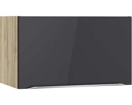 Optifit wandkast Linus984 BxDxH 60x34,9x35,2 cm antraciet glanzend, gedemonteerd