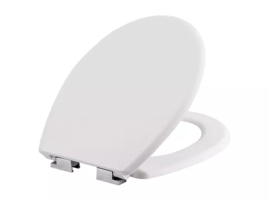 Abattant WC toilette salle blanche 45.5 x 38 x 5 cm 3208025