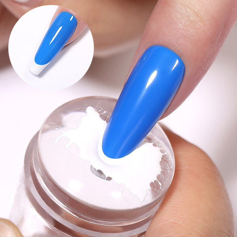 Silikon Nagelstempel Nail Art Nageldesign Stamping DIY French Nails Maniküre - Transparent