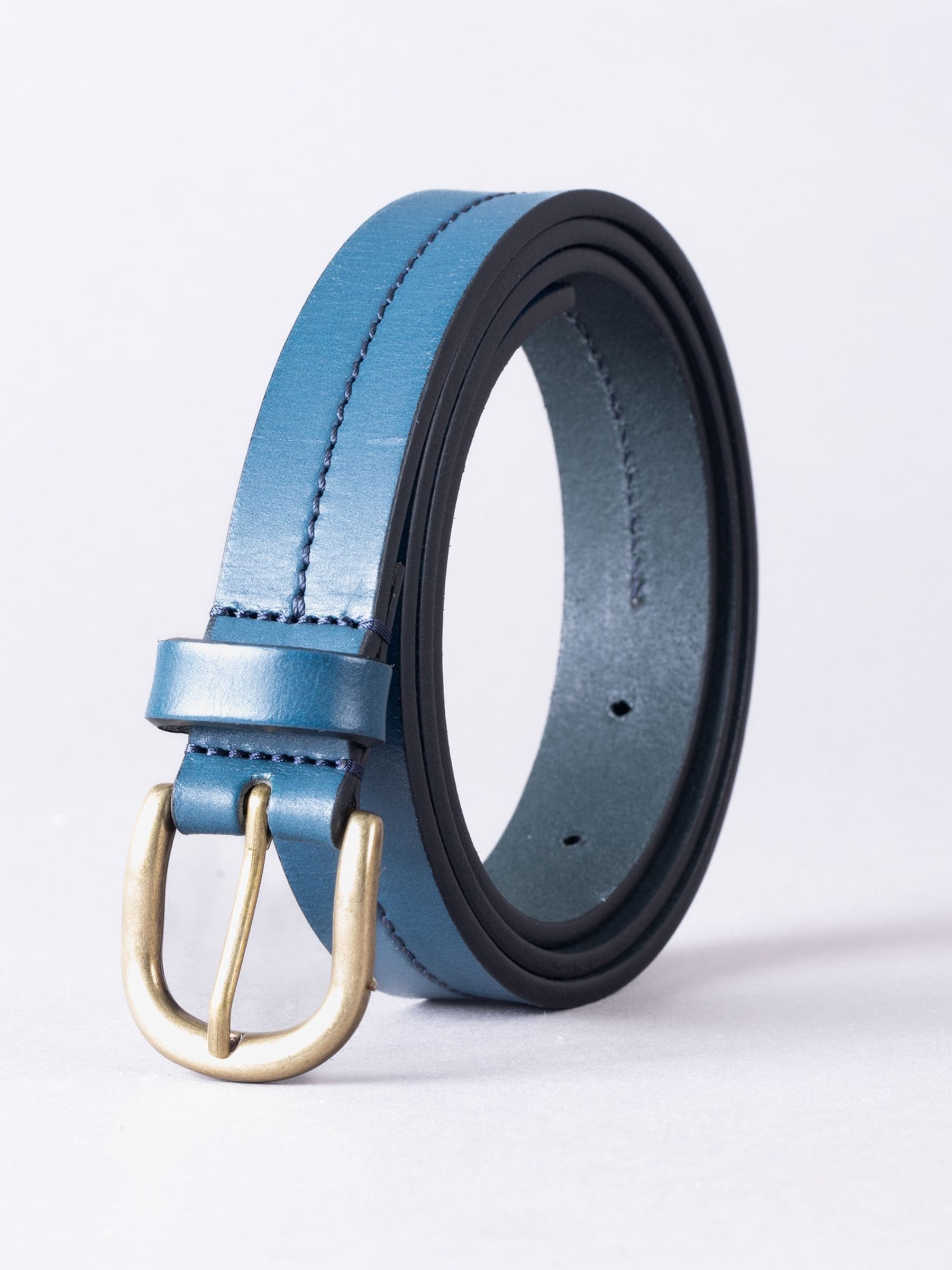 Blauw - Lakeland Leather - Kendal - Leren riem