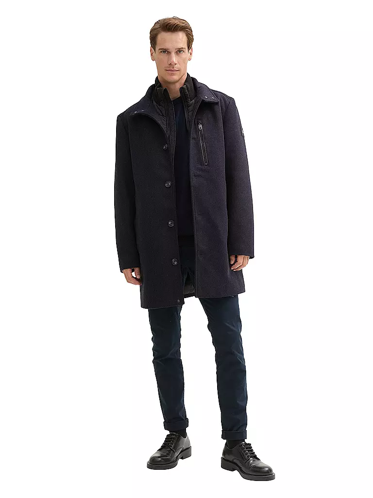 TOM TAILOR Mantel dunkelblau