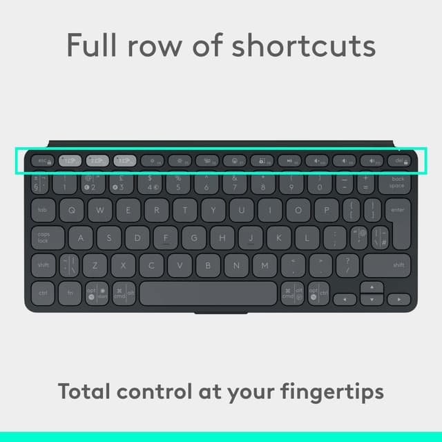 Logitech Keys-To-Go 2 trådløst tastatur (Graphite)