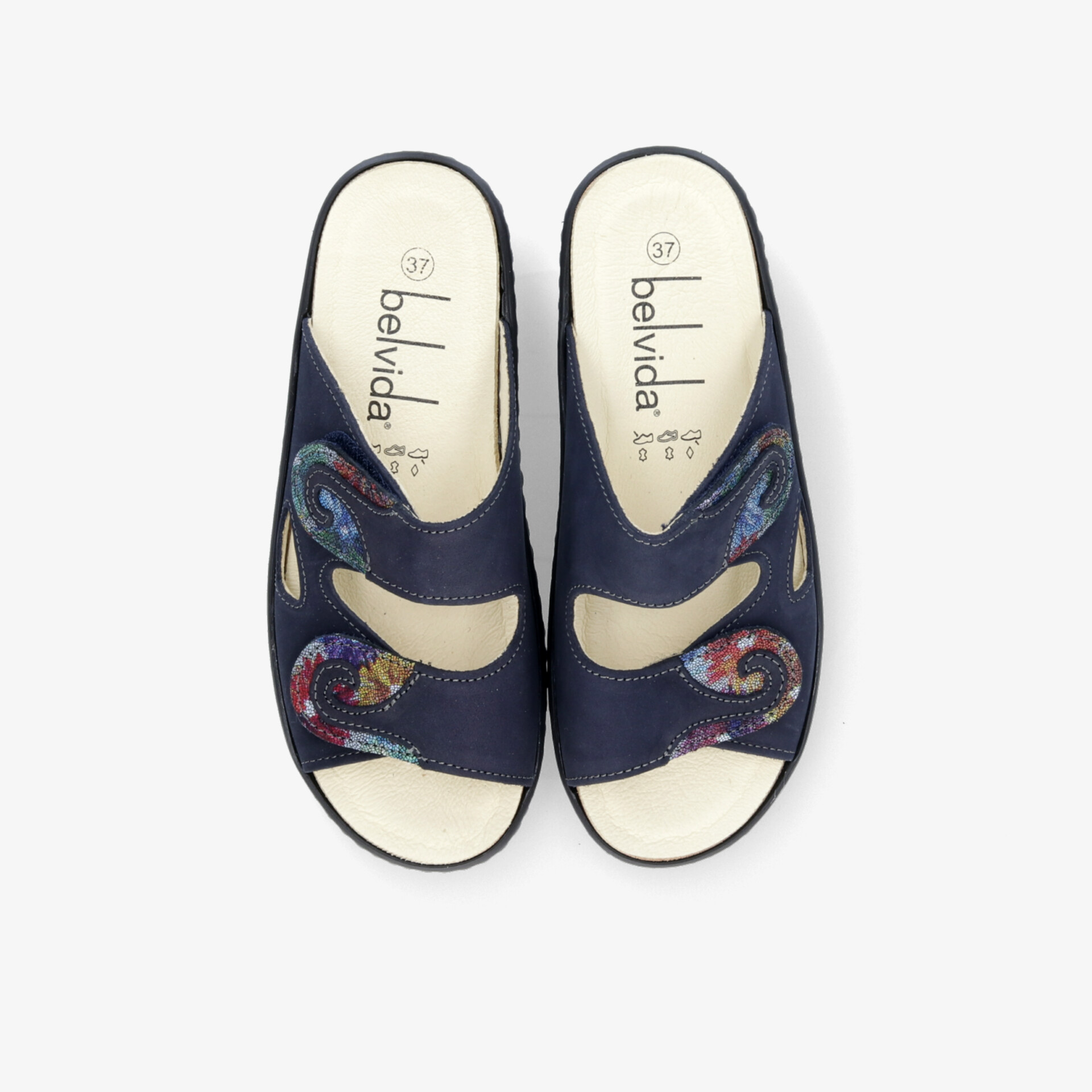 belvida Damen Hausschuhe blau