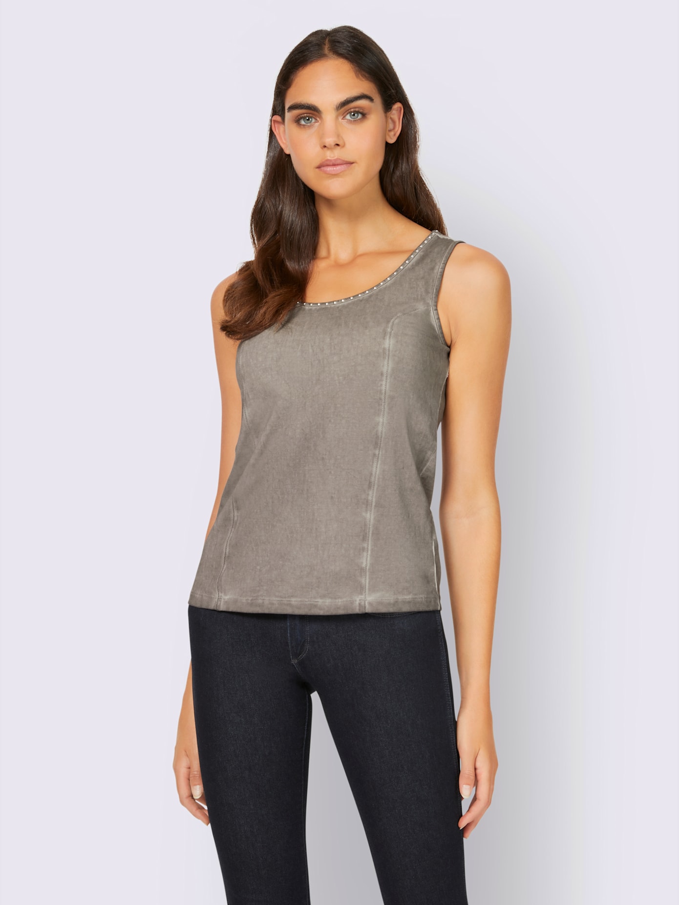 Débardeur délavage « oil dyed » tendance