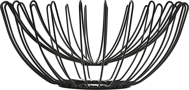 Corbeille à fruit filaire 5Five L. 35 cm noir