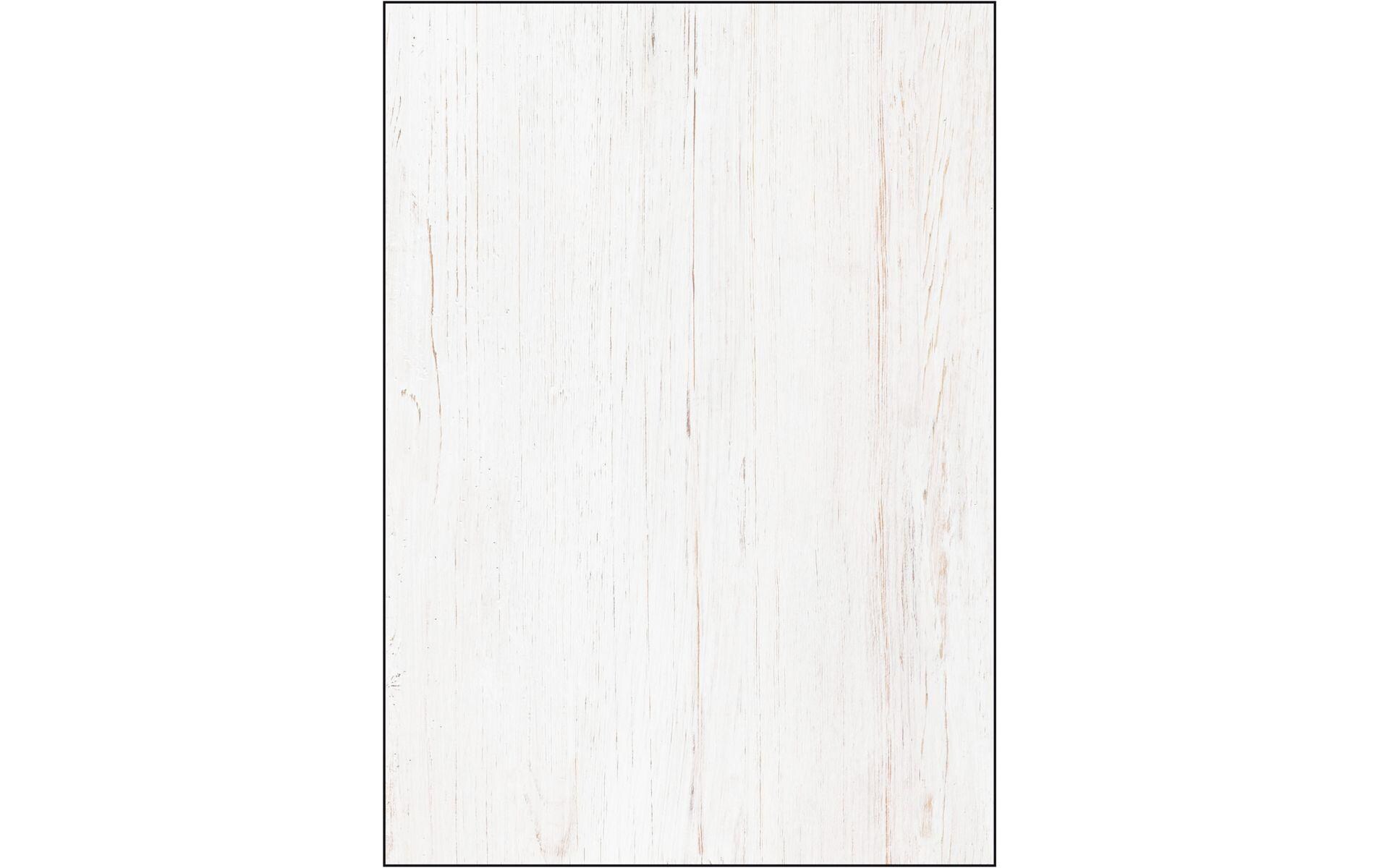 Motivpapier Holz A4, 200 g, 50 Blatt, WeissIdeal zum Bedrucken