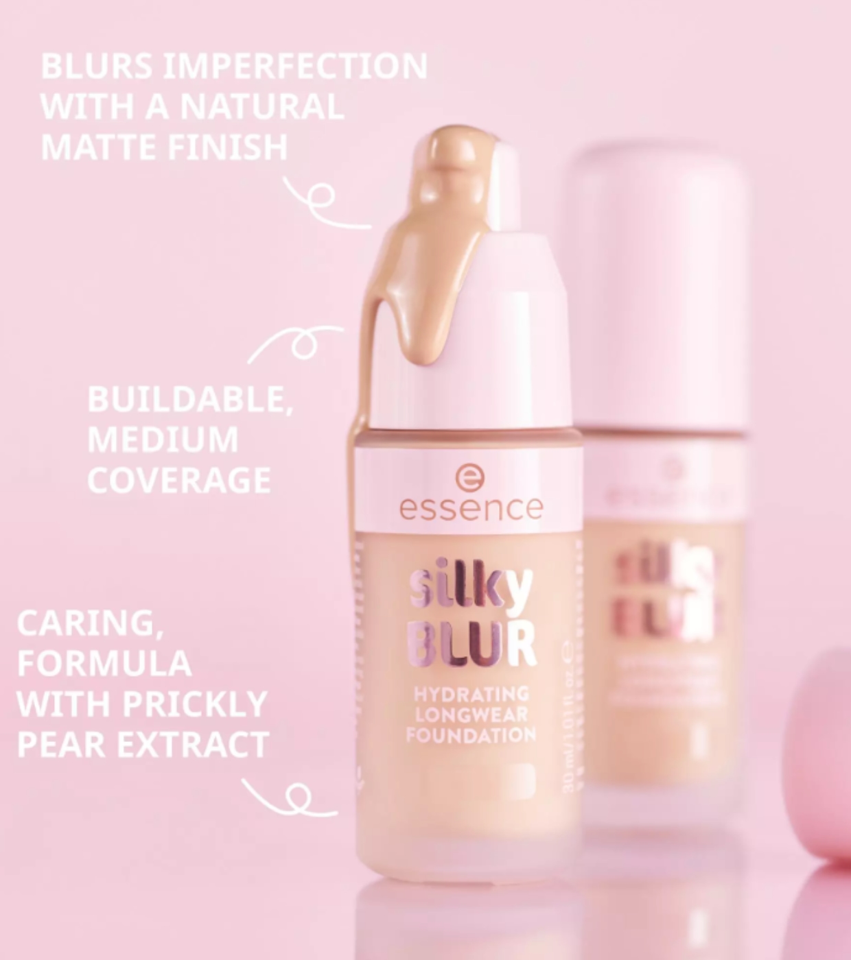 essence - Base Silky Blur Hydrating Longwear - 155