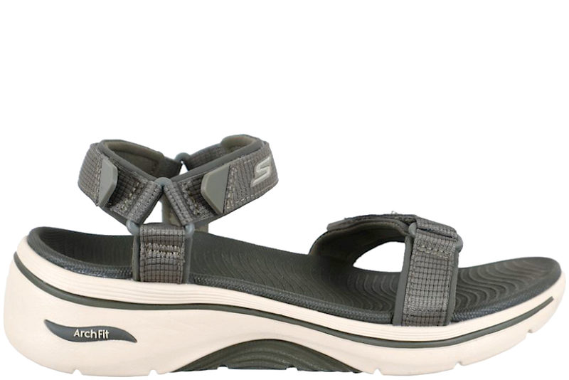SKECHERS GO WALK ARCH FIT OLIVE SANDAL