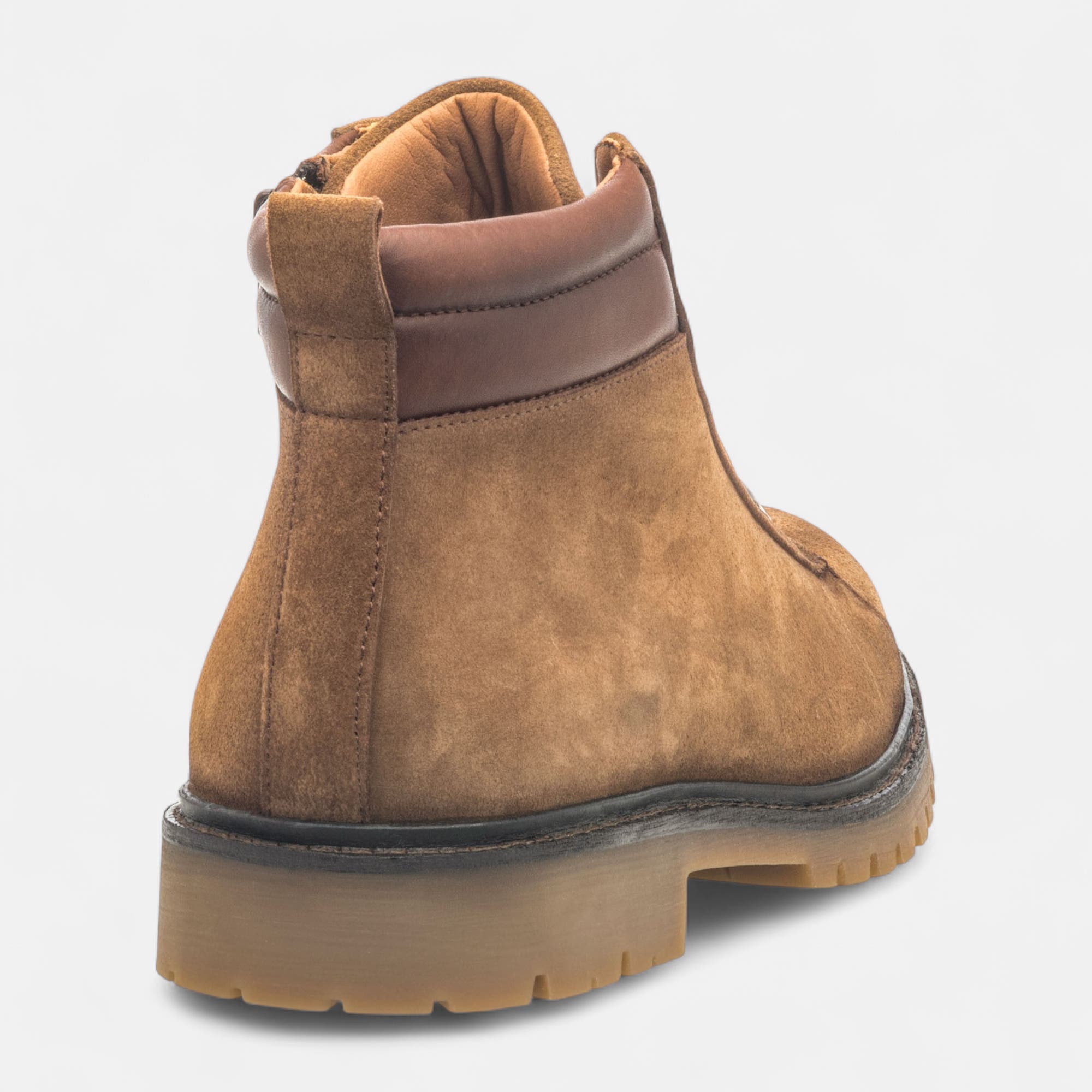 Boots Homme en cuir camel
