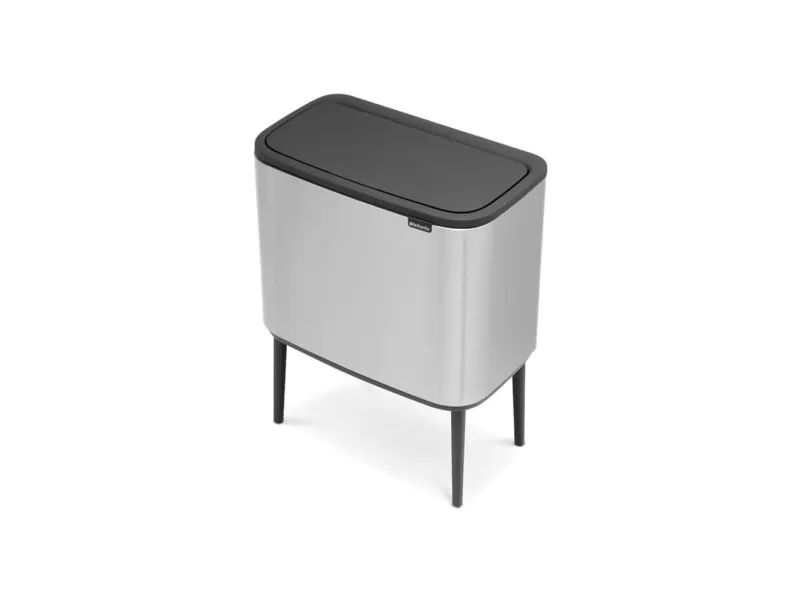 Brabantia Bo Touch Bin - Skraldespand - fliplåg - 36 L - mat stål