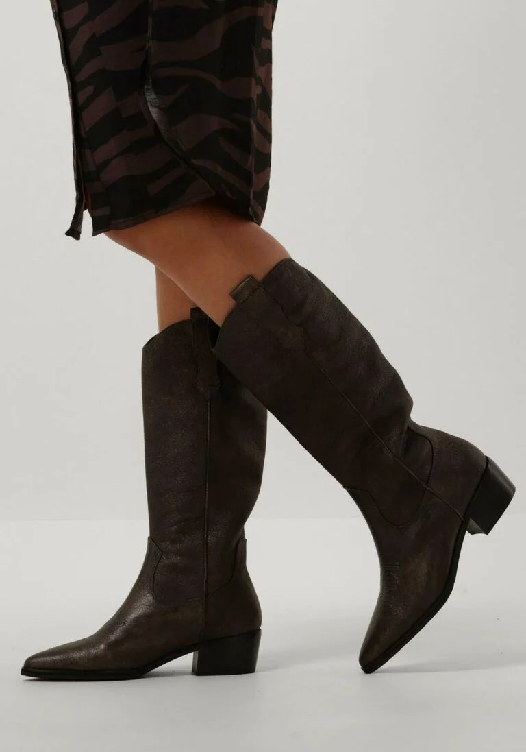 NOTRE-V zilveren notre-v cowboylaarzen cassie-03