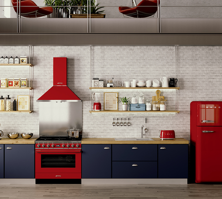 Presse agrumes Rouge CJF01RDEU - SMEG