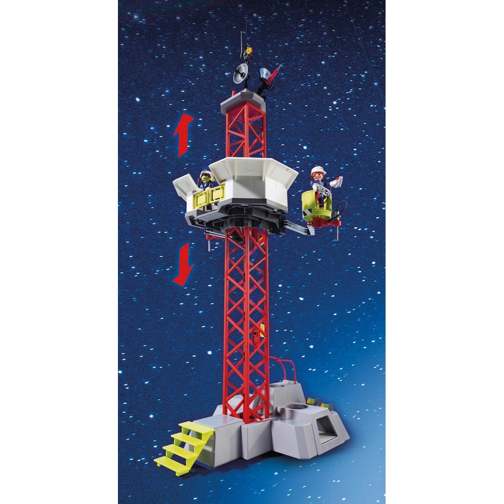 Playmobil 9488 Weltraummission Rakete mit Startrampe, Licht und Sound