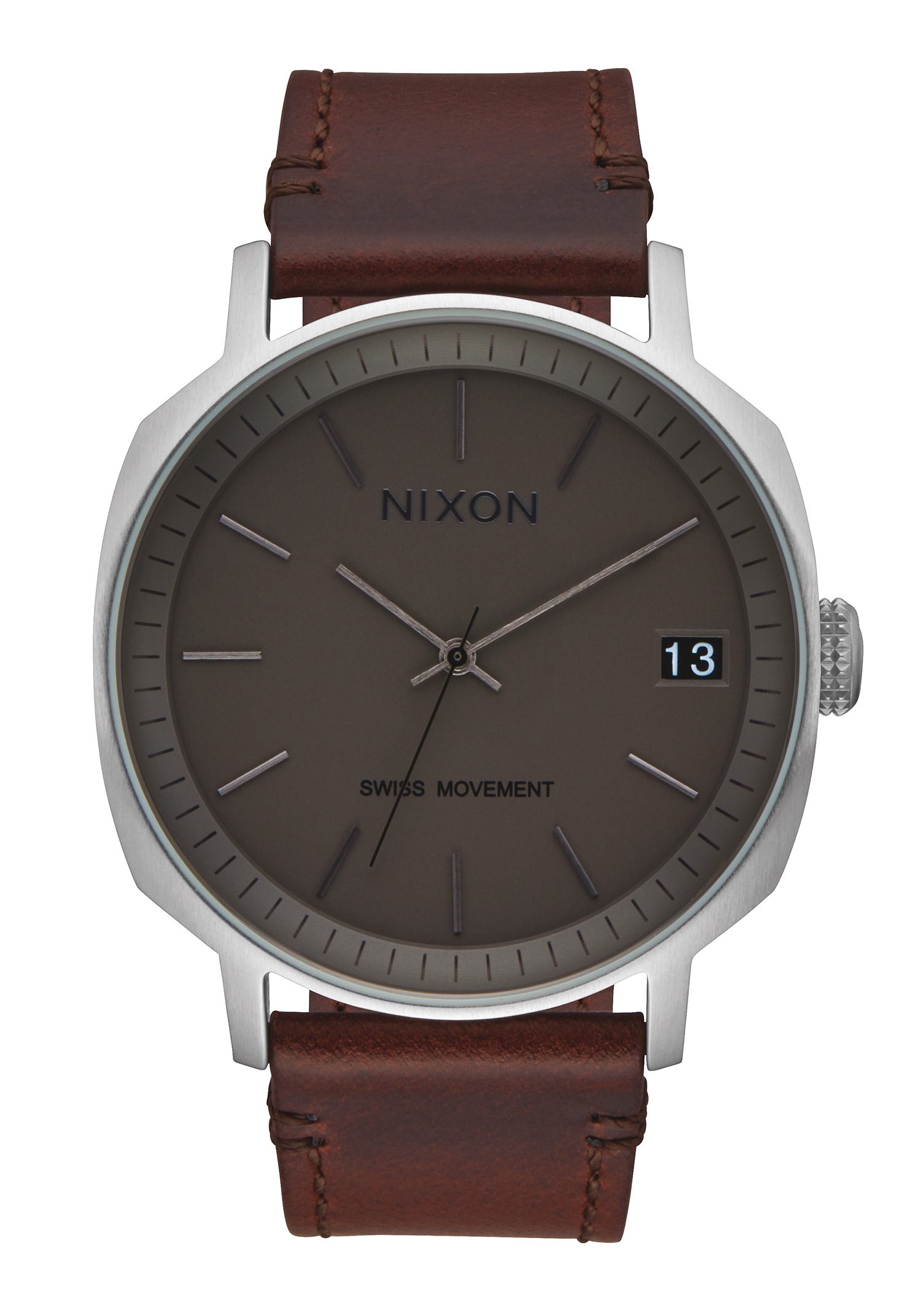 Nixon The Regent II Charcoal / Dark Brown A9732342