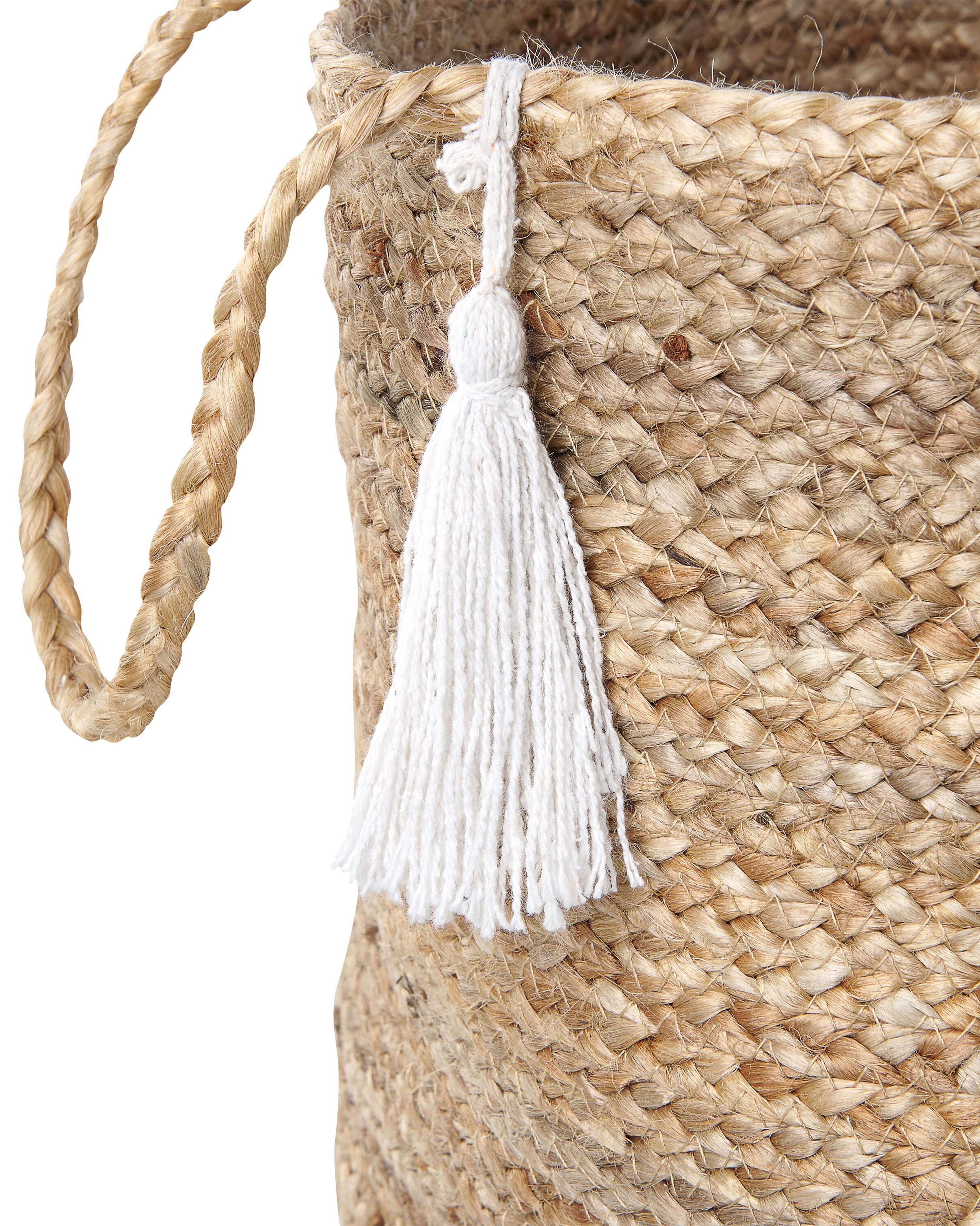 Set van 2 manden GAJAR Jute Wit