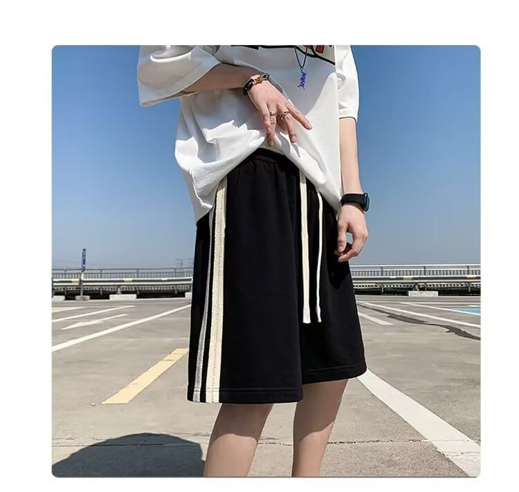 Blueforce - Gestreepte shorts met trekkoordtaille
