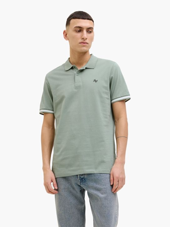 JACK & JONES Polo-Shirt Grün