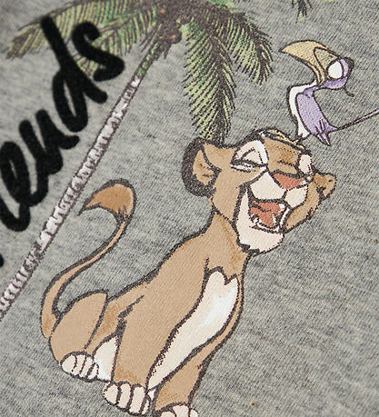 Name It Body l/æ - NbmJebbi Lion King - Grey Melange
