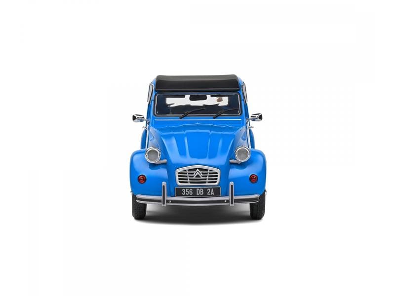 Solido Citroen 2CV6 Petrole Blau, 1:18 Detailgetreues Modellauto für Sammler im Massstab 1:18