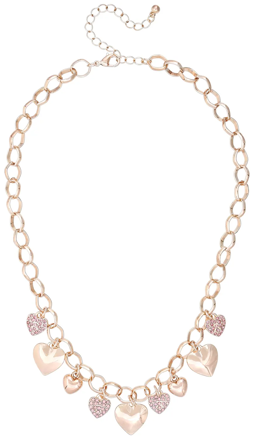 Kette - Rosy Hearts