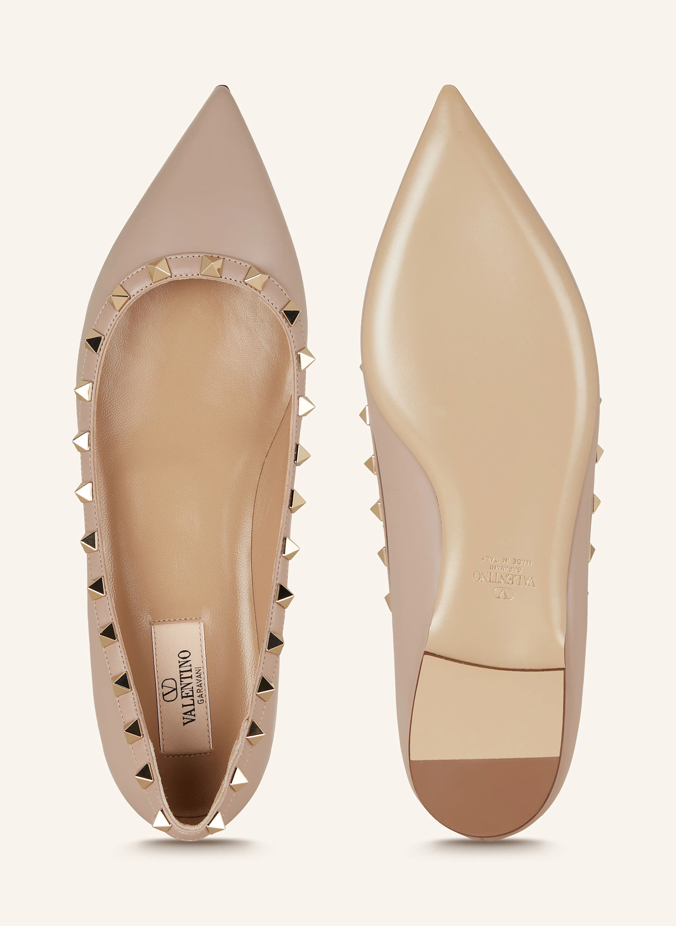 VALENTINO GARAVANI Ballerinas ROCKSTUD