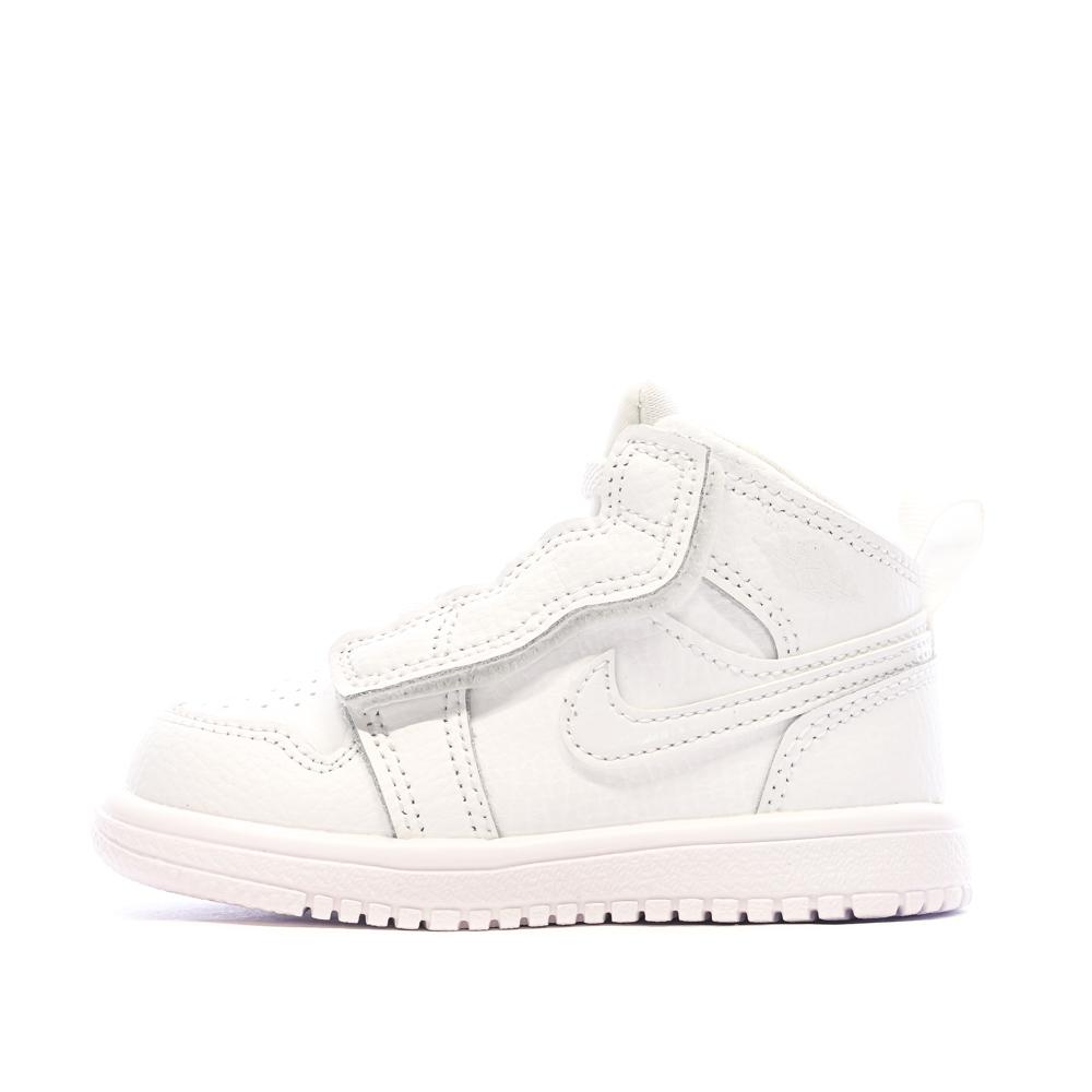 Nike Baskets Blanches Garçon Nike Jordan 1